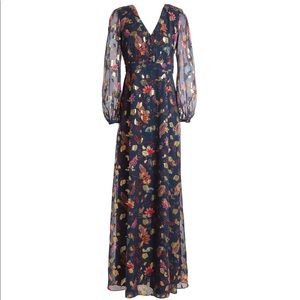 Rachel Zoe Dark Blue Maxi Dress